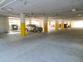 One of the two parking garages