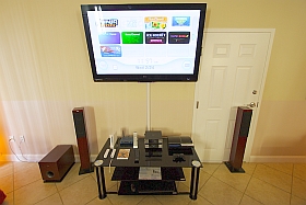 Living area entertainment system